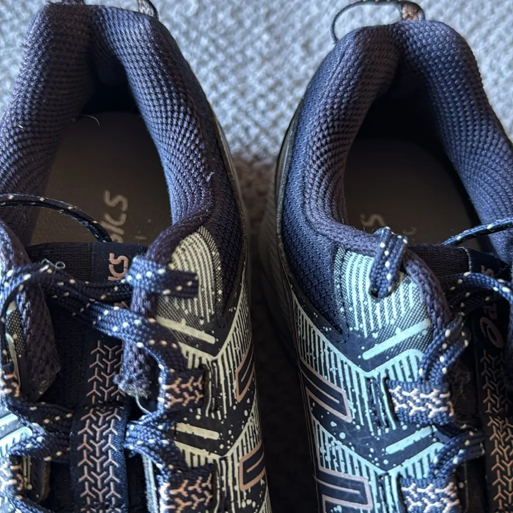 ASICS Gel Venture Navy‎ Pink White Women’s Trail Running Sneakers Size 9 - Image 12