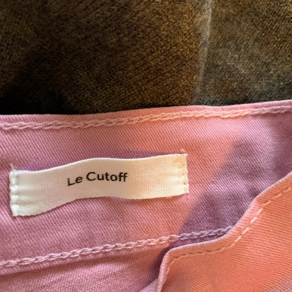 Frame Le Cutoff purple cut off shorts size 28 - Image 4