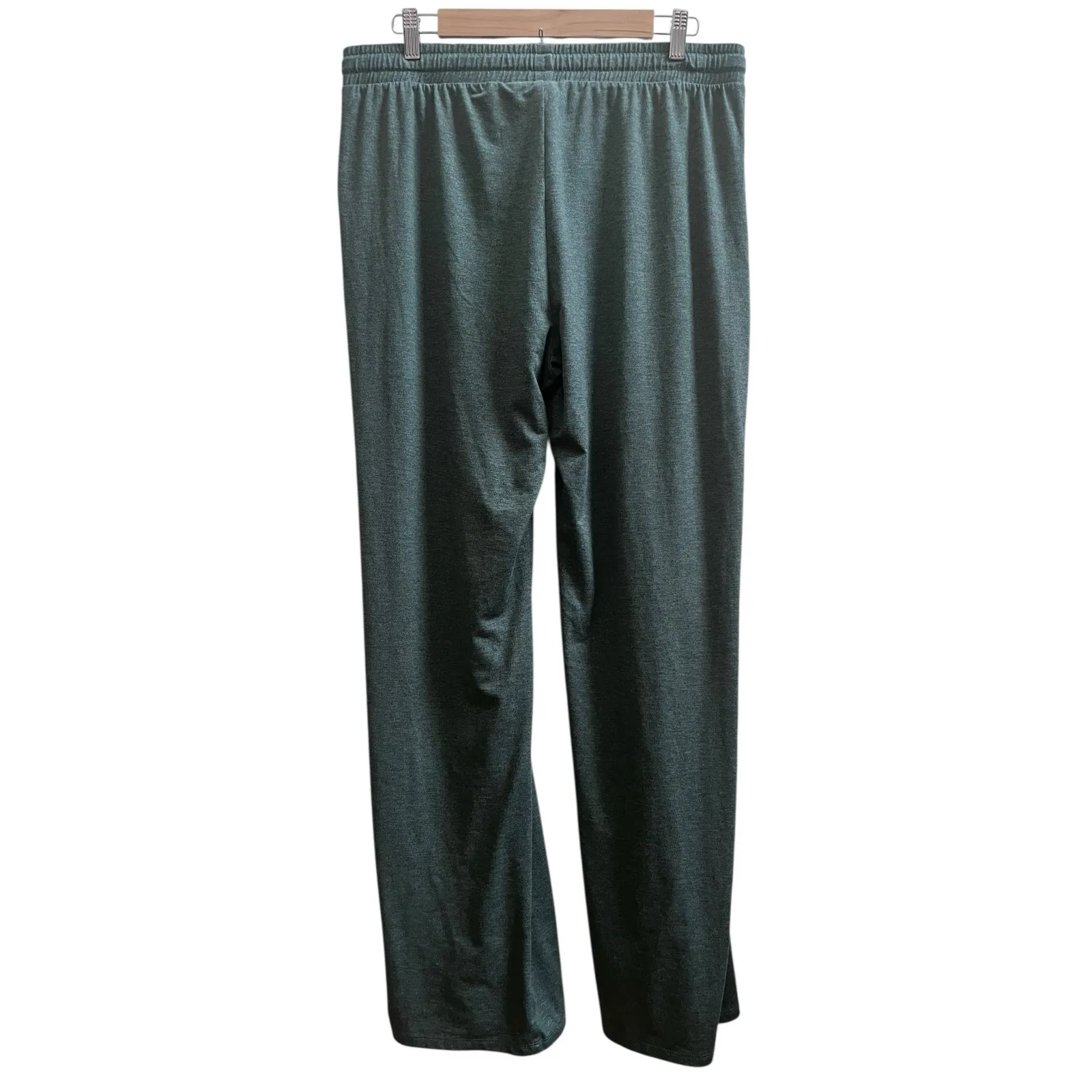 Zobha Green Whitney Wide Leg Pant Size XL Lounge 31.5 Inch Inseam - Image 2