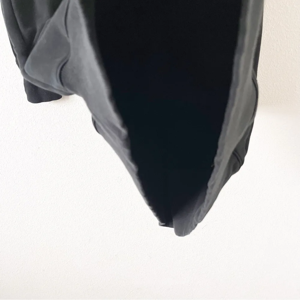 Athleta Cozy Karma 1/4 Zip Sweatshirt Dress in Black - Image 7