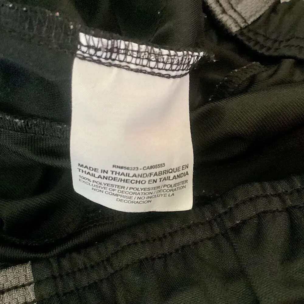 Nike Women's Mesh Stripe Black Athletic Training Pants - Image 8