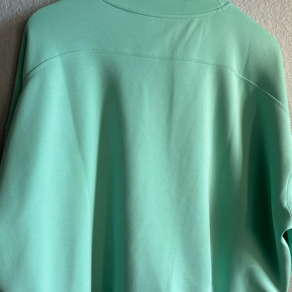 💚✨Lululemon Mint Green Perfectly Oversized Softstreme Cropped Crew - Image 8