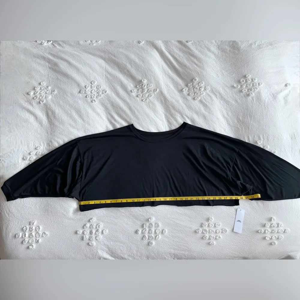 NWT  Out From Under Addison Cozy Cropped Long Sleeve - Black - M - Image 9