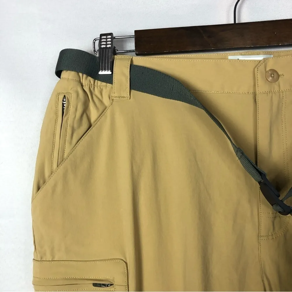L.L. Bean Tropicwear British Khaki High Rise Cargo Capris L - Image 5