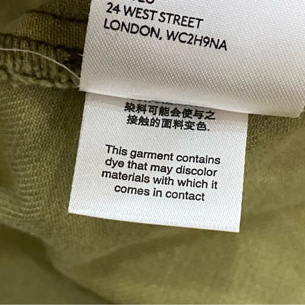 FREE PEOPLE Seize The Day Jacket Olive Oversized Utility Jacket Size S - Image 14