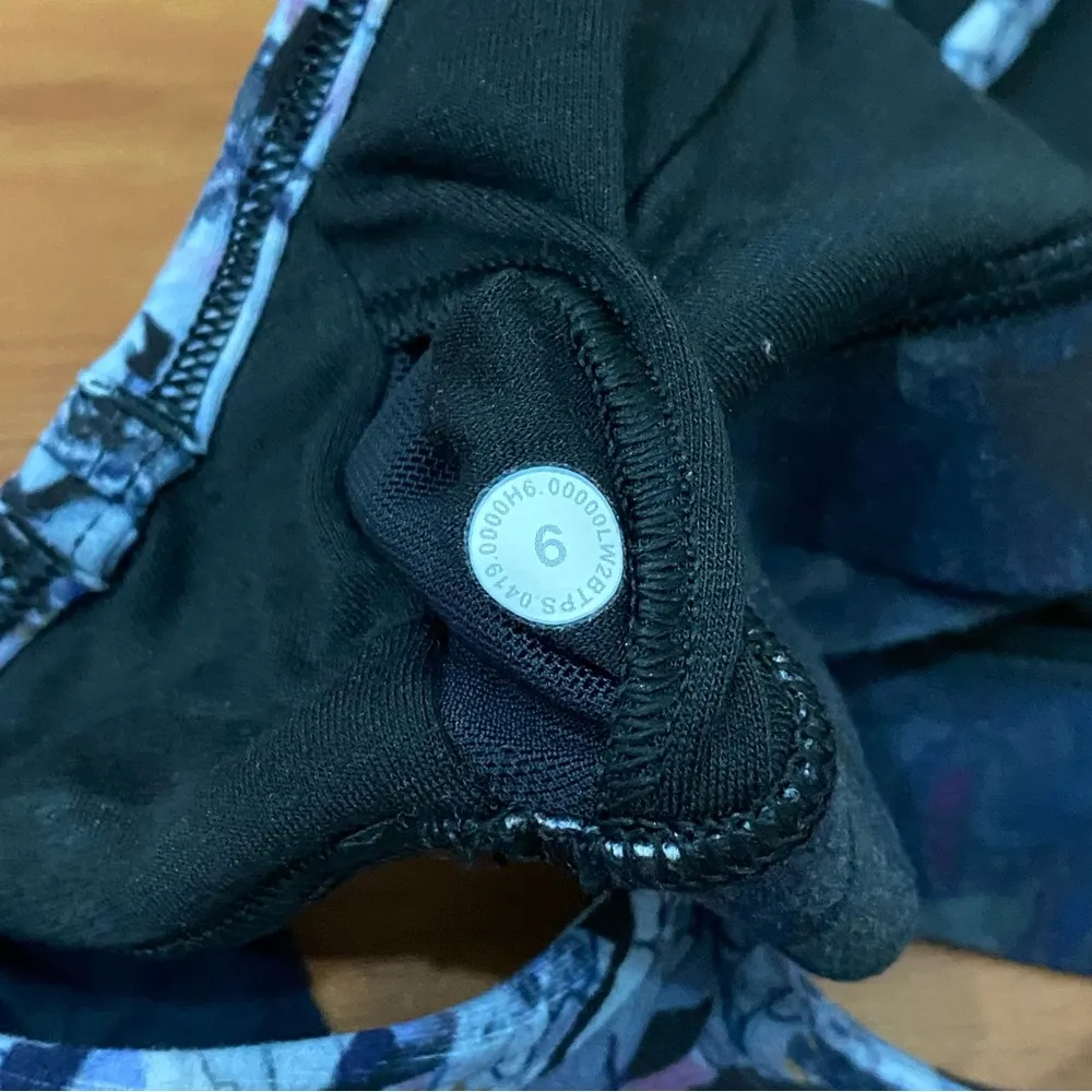 Athletica Flow Y Bra Nulu Light Support Nightfall Blossom Multi Size 6 - Image 11