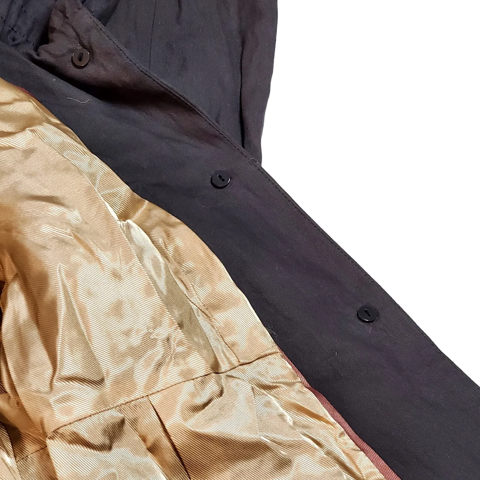 Ann Taylor Loft Long Lined Ruffle Collar Women's Button Sz S Petite Jacket - Image 10