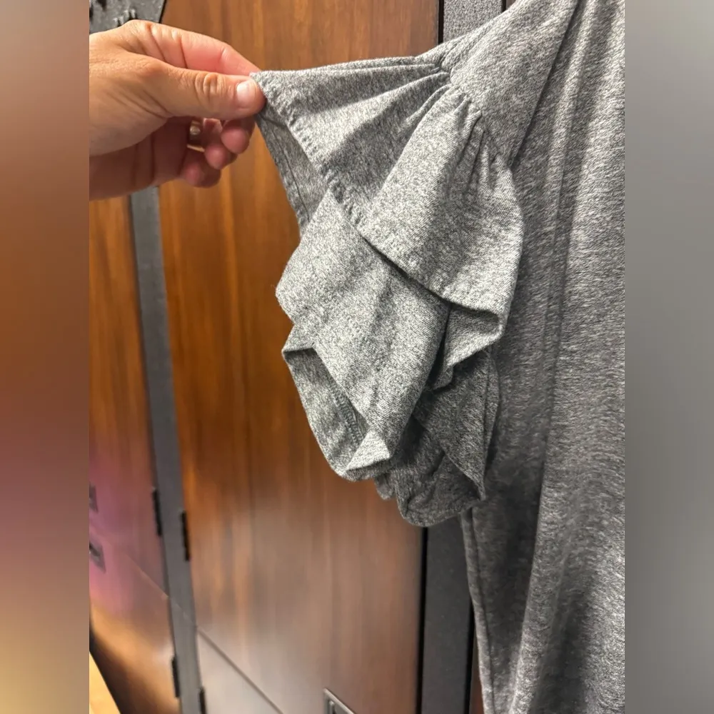 Current/Elliott The Ruffle Roadie Short Sleeve Flirt Tee Shirt Women’s Size 1! - Image 3