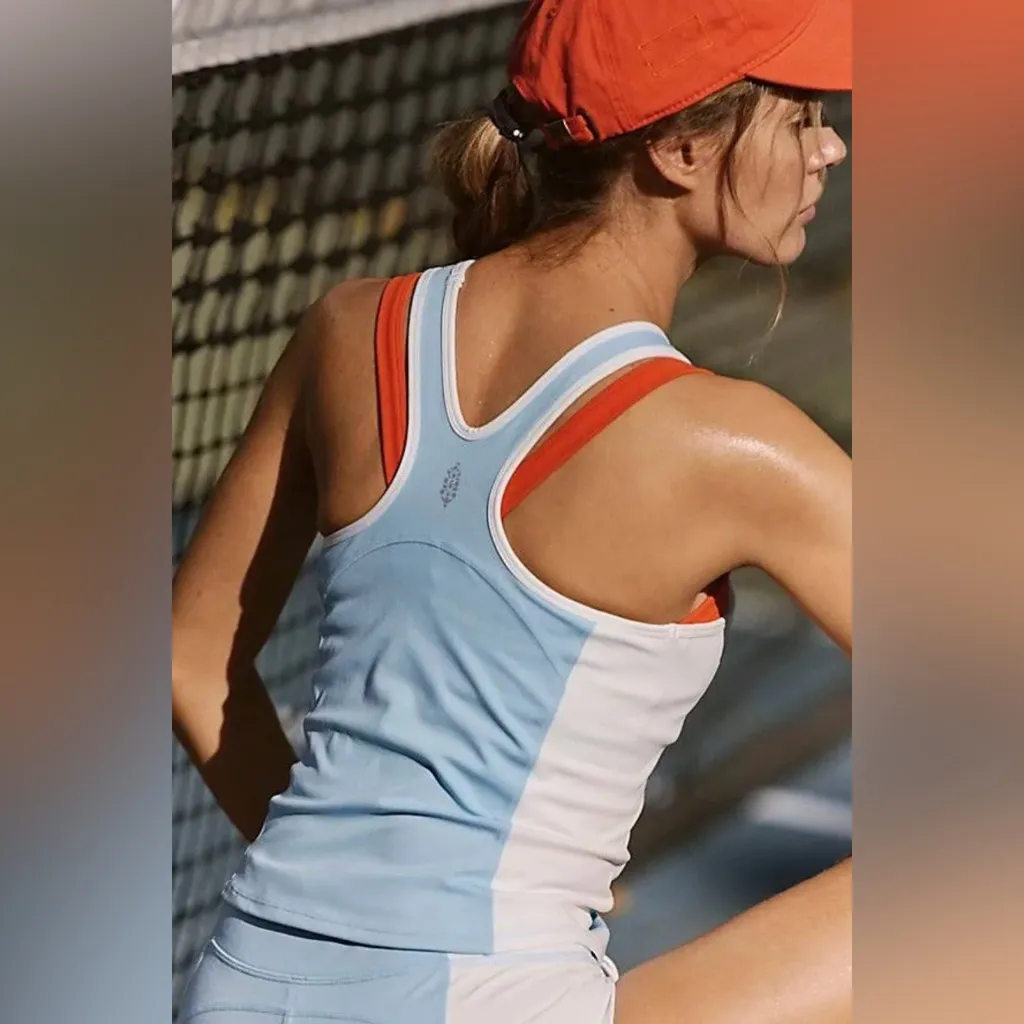 FP Movement Marathon Mile Cami Size Medium Blue - Image 4