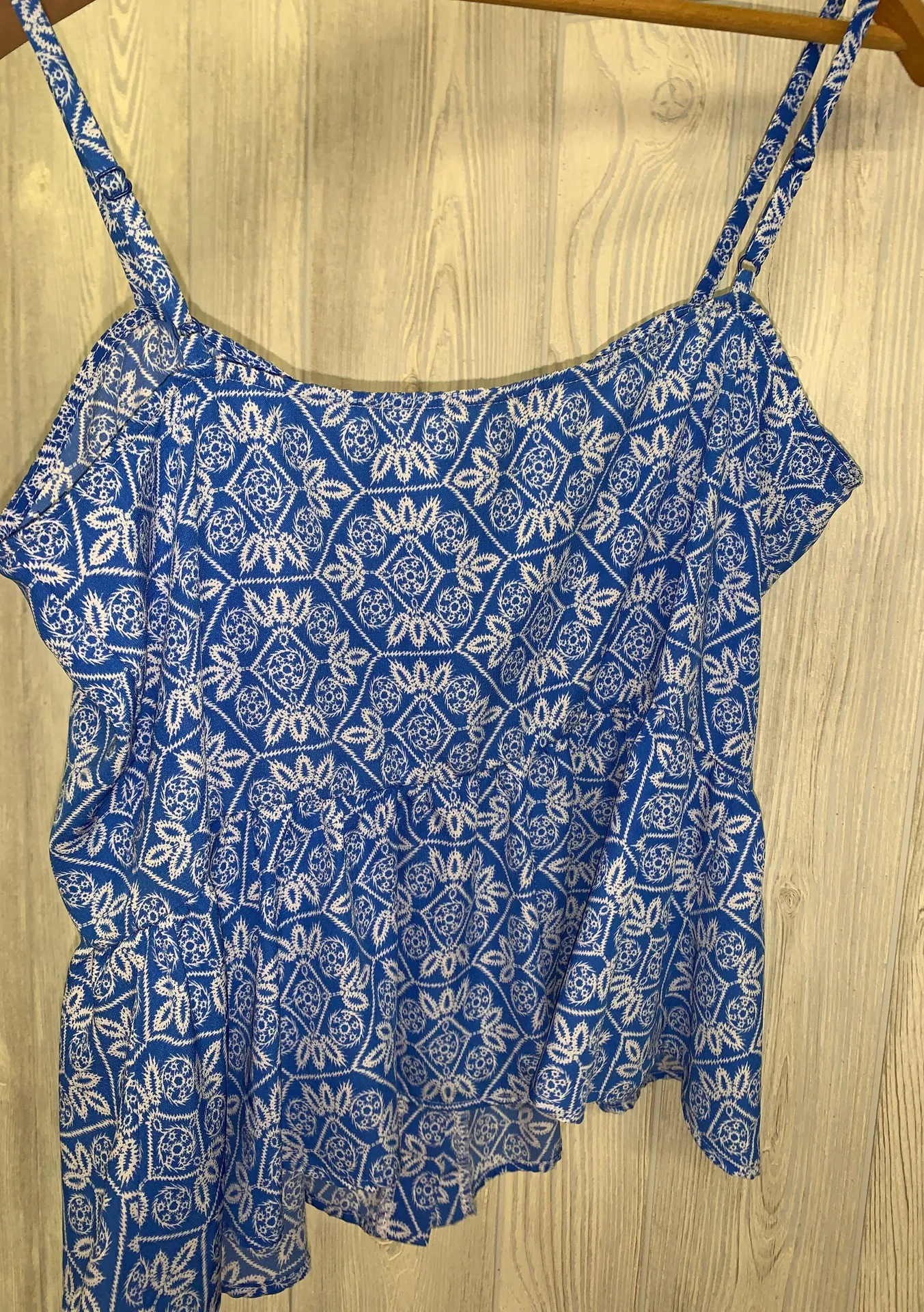 B Jewel Blue & White Top - Image 2