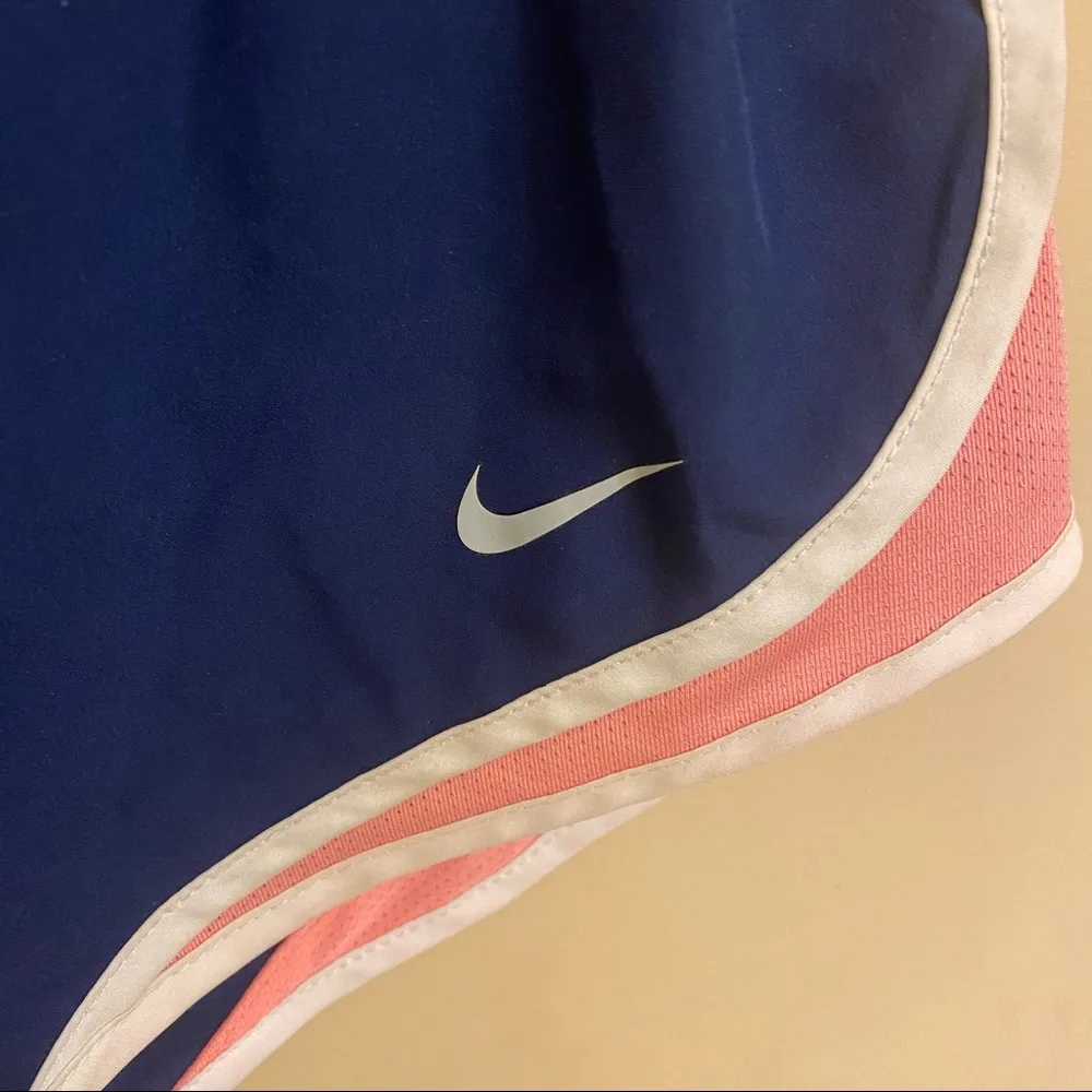 Nike drifit navy and pink shorts - Image 2