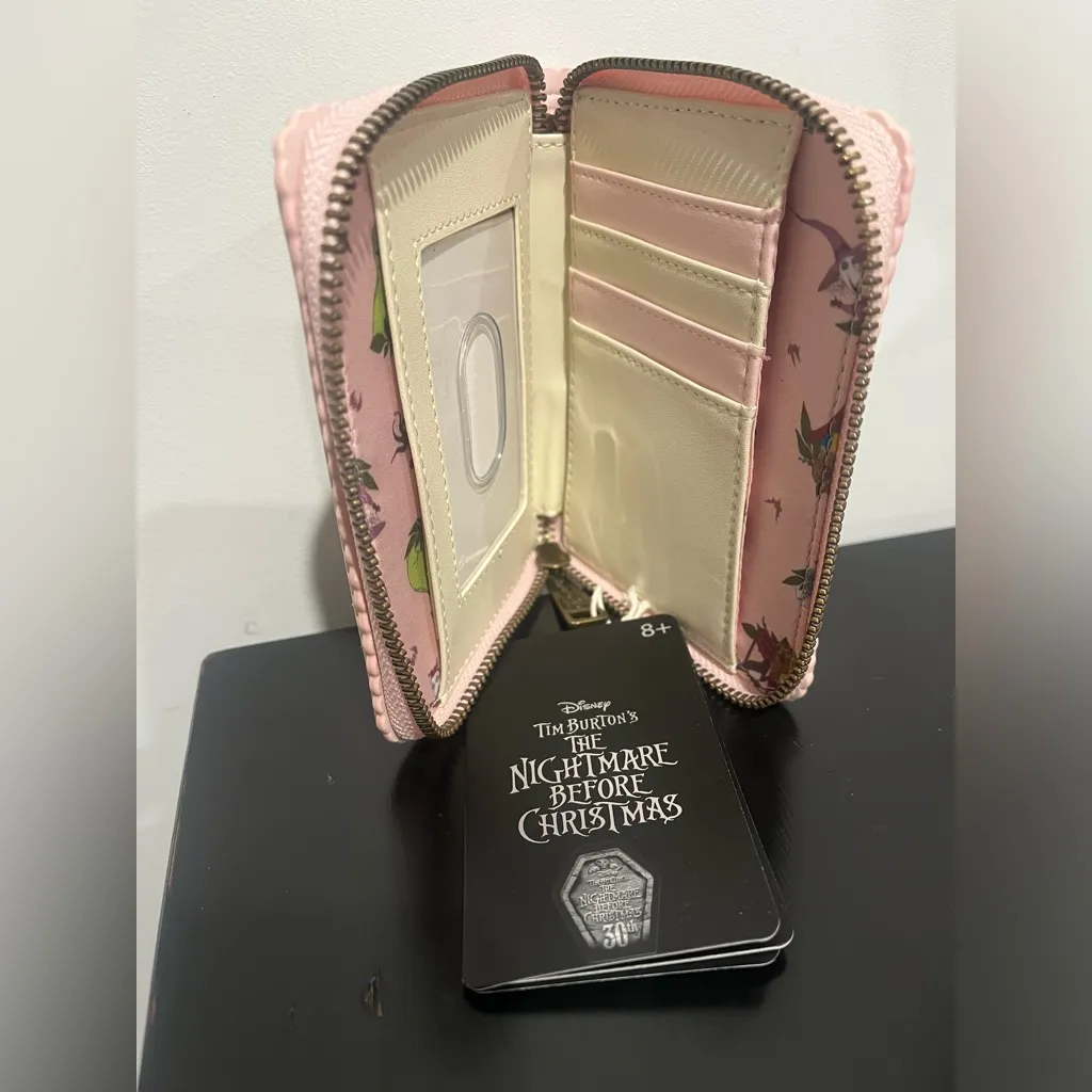 Loungefly Disney The Nightmare Before Christmas Jack & Sally Floral Wallet - Image 5