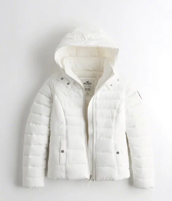 Hollister Sherpa Lined Puffer Jacket - Image 2