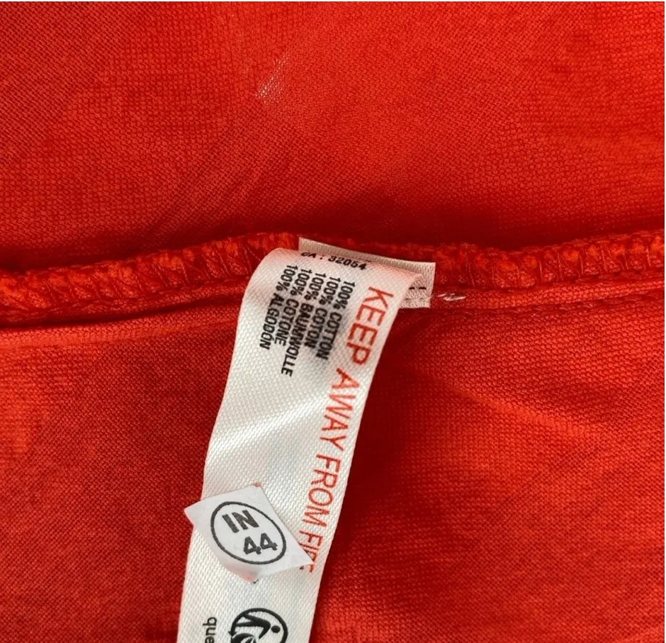 NWT Free People Women’s Natalya Cotton Cap Sleeve Midi Dress Sz Medium, Red - Image 12