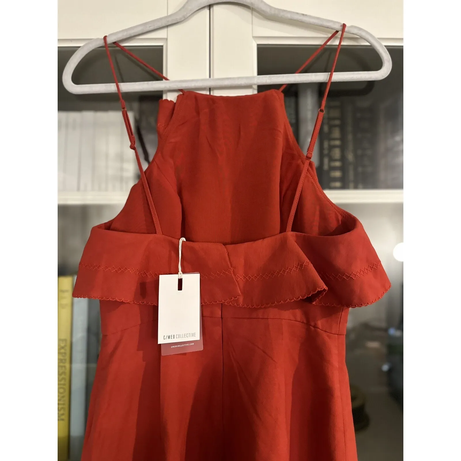 C/MEO Collective RED Affinity‎ Midi Dress small size 4 NEW - Image 7