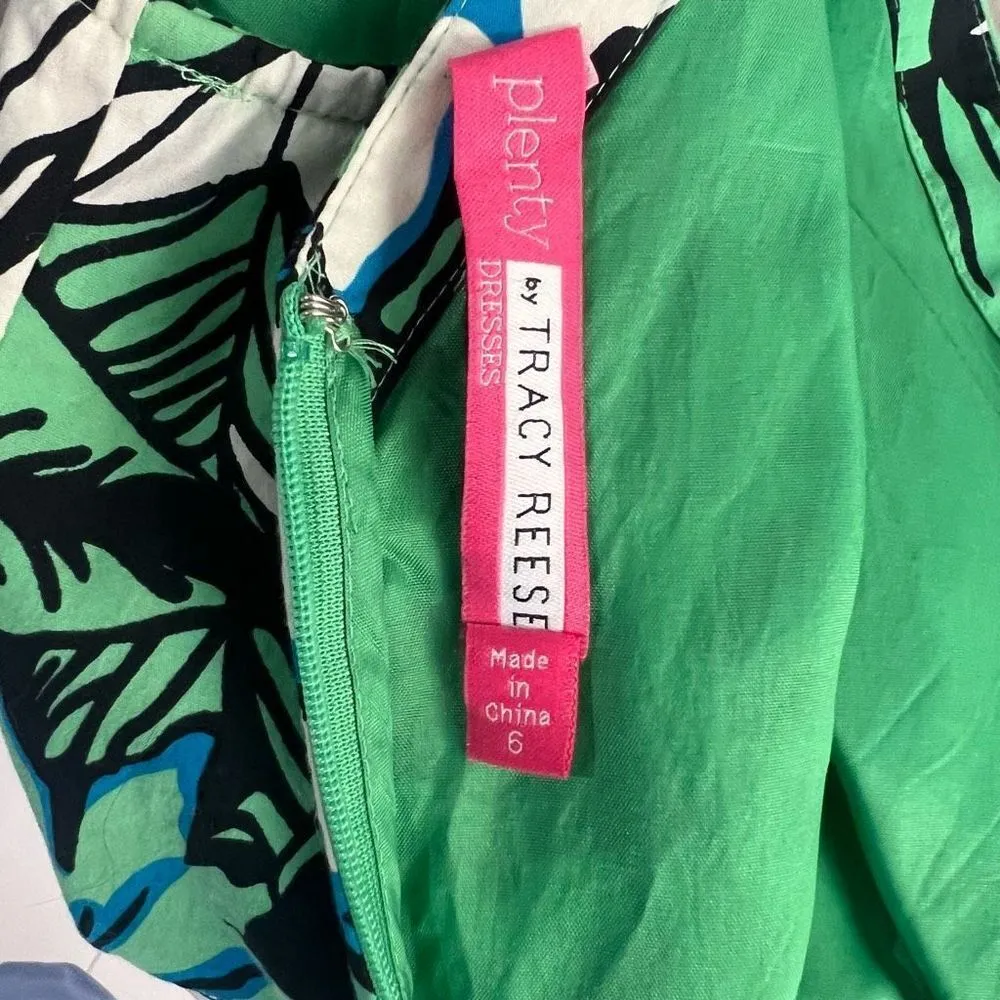 Tracy Reese Women's Sleeveless Floral Sheath Dress In Green 6 - Image 9