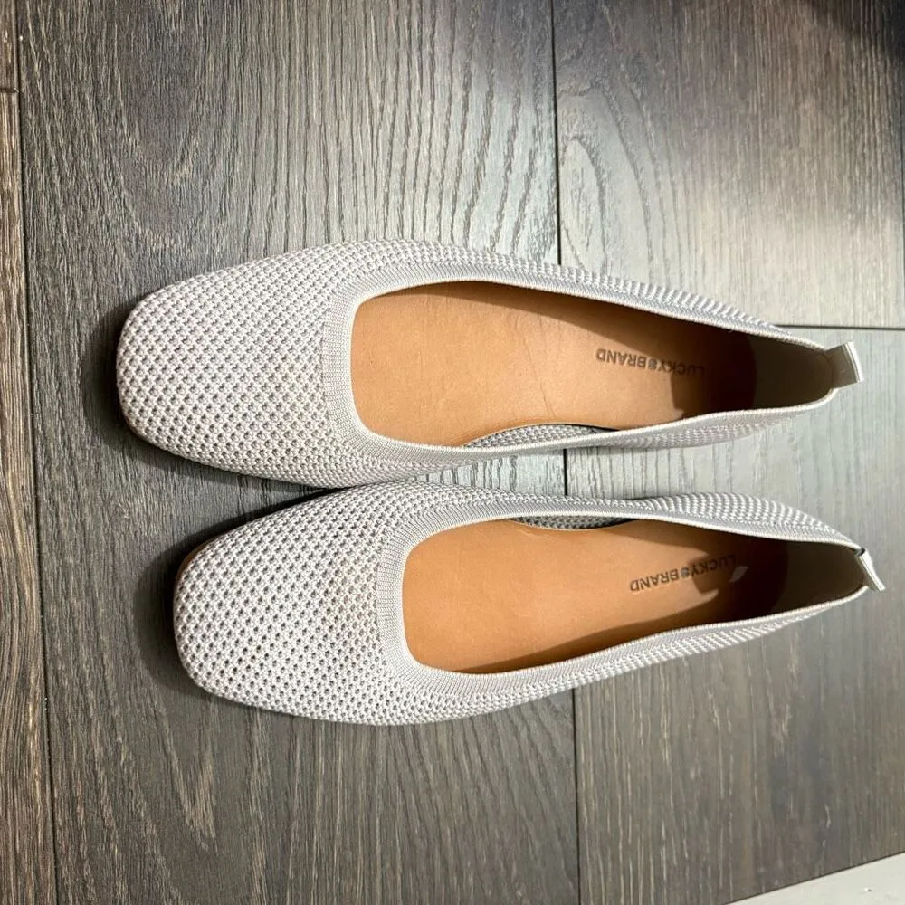 Lucky Brand Women’s 8.5 Gray Daneric Flats Shoes - Image 2