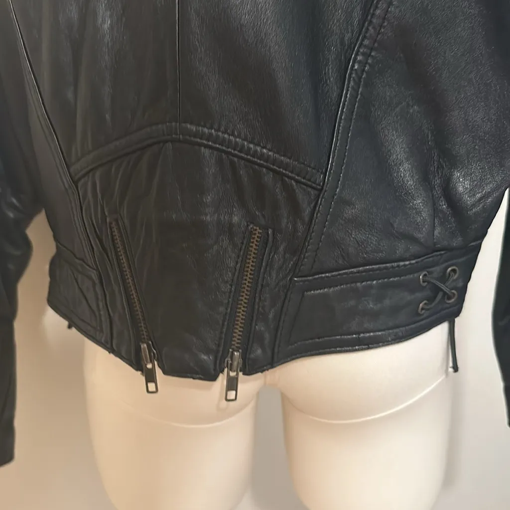 Vintage FoxRun genuine leather jacket Black - Image 5