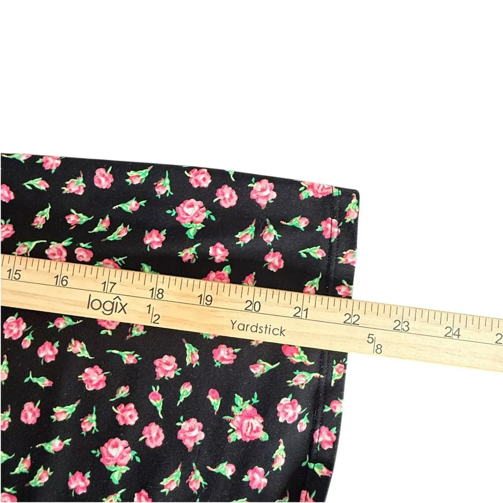 Betsey Johnson Lounge Cami Top Size S Black Pink‎ Coquette Fairy Feminine - Image 7