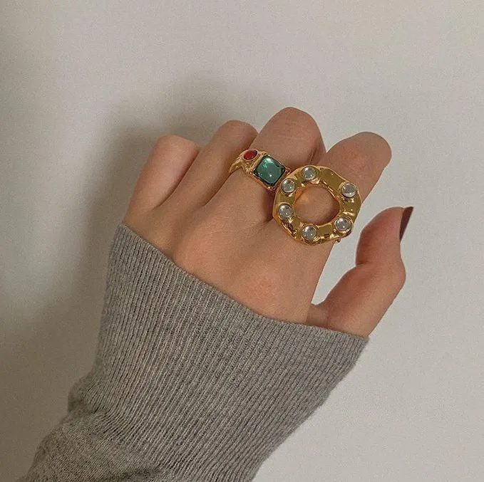 Gold ring Gem ring - Image 4