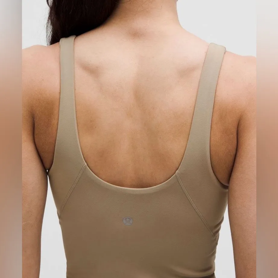 Lululemon NWT Align Tank Top Sheer Oak Size 4 - Image 4
