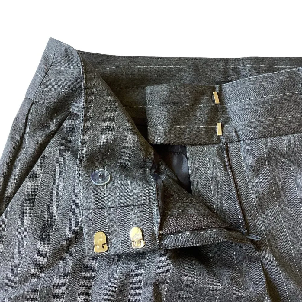George Gray Pinstripe Career Pants - Image 3