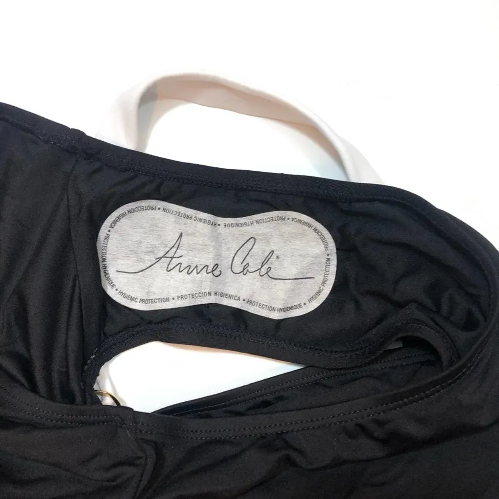 Anne Cole Colorblock Mesh VNeck One Piece Swimsuit - Image 7