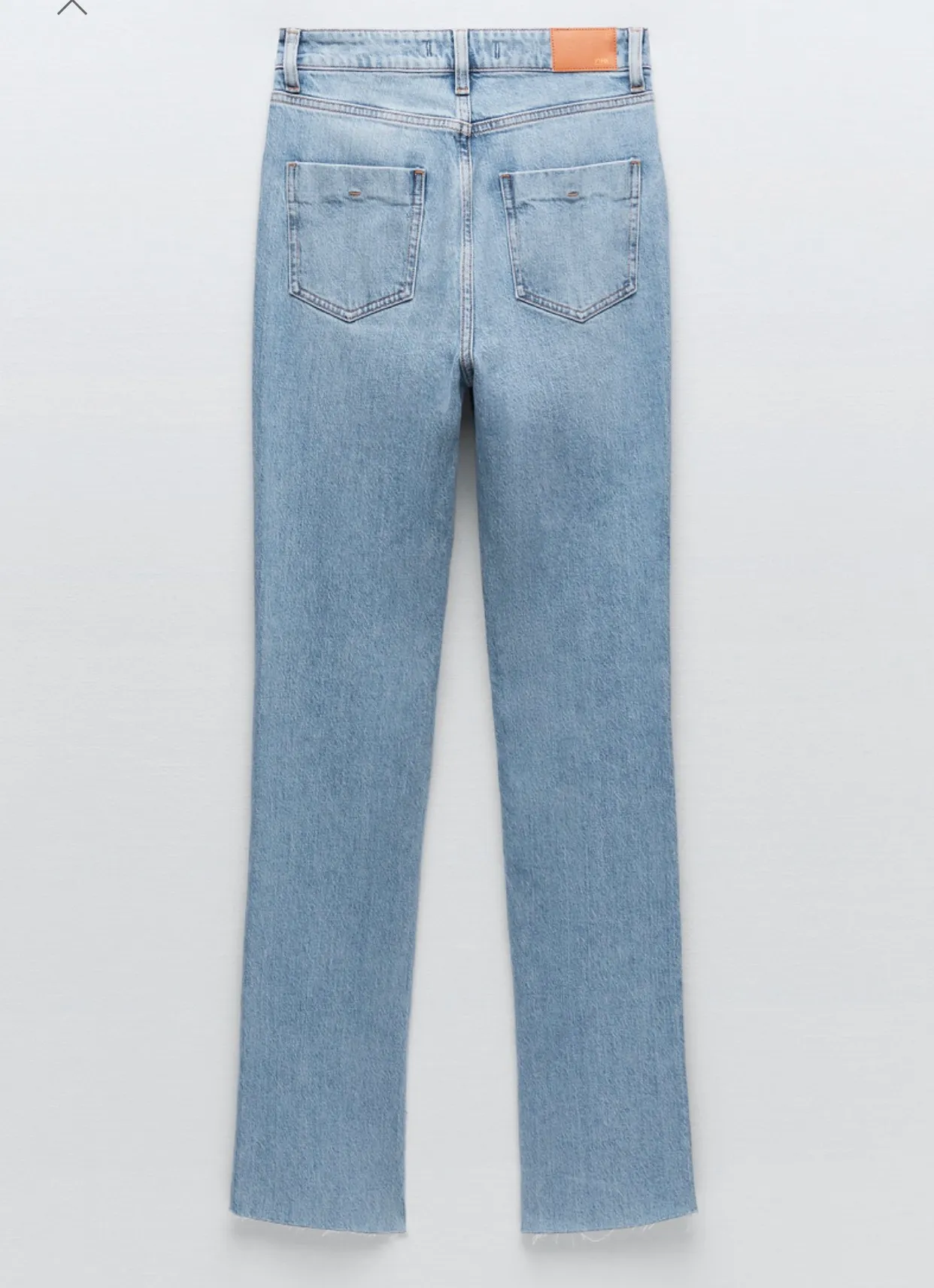 High Rise Slim Fit Flare Jeans With Slit - Image 3