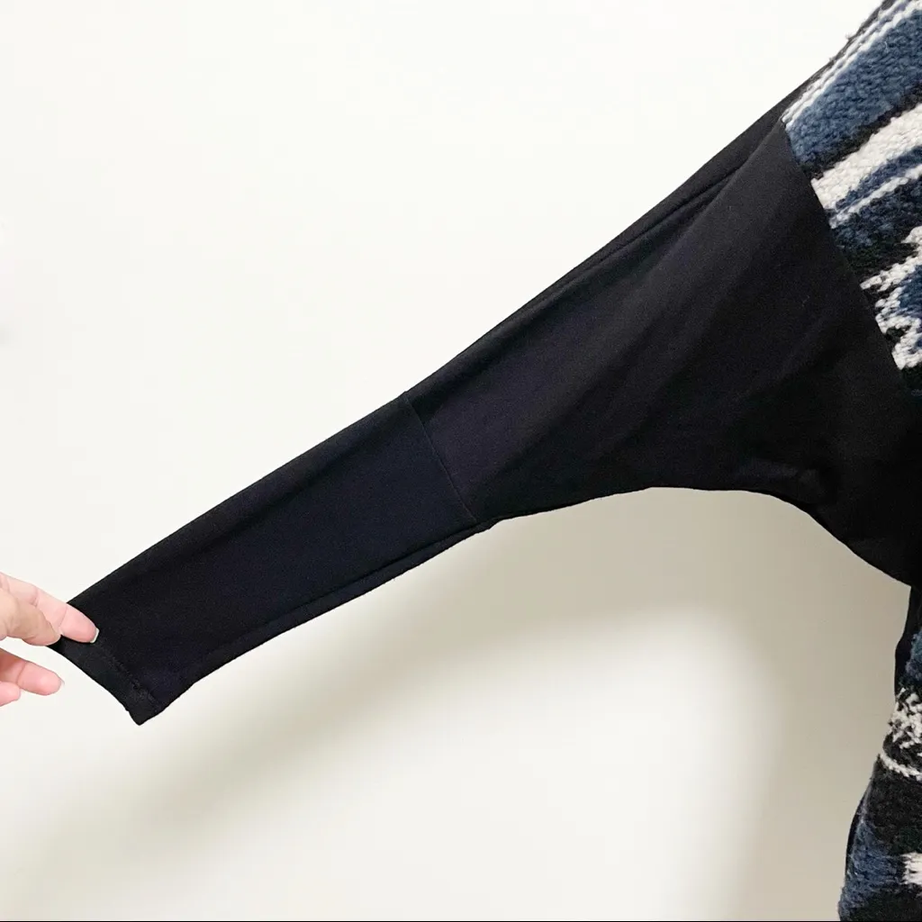 Dolan Anthropologie Open Front Southwest Knit Blue Size XS - Image 5