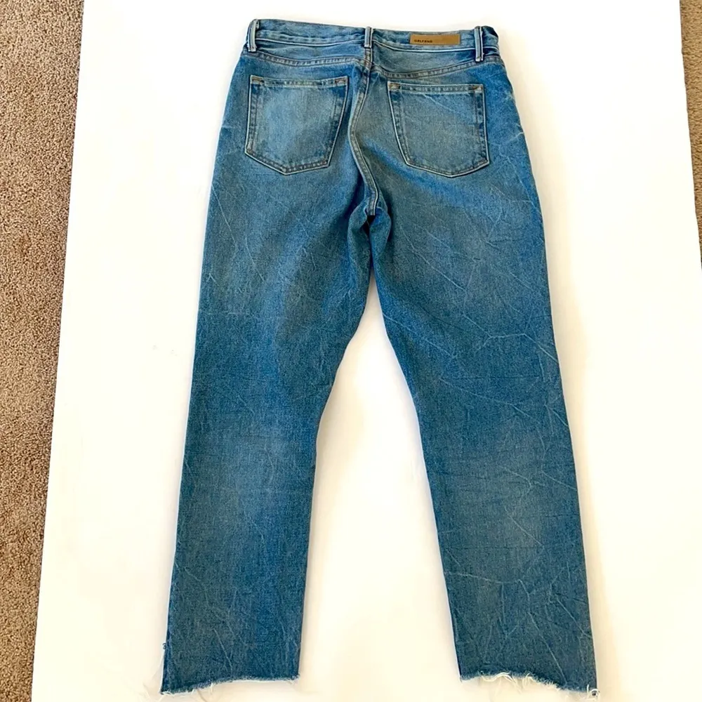 GRLFRND Blue Helena high rise straight leg jeans - Image 12