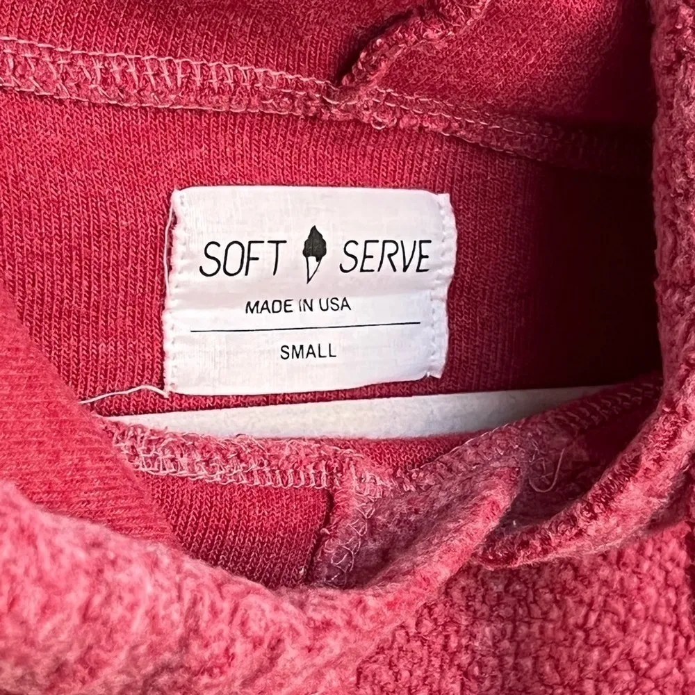 Soft Serve Cloud Cotton Brick Red Hoodie | Small - Image 7