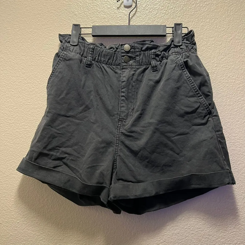 Universal Thread High Waist Shorts Black Cotton Stretch Dark Wash Sz S - Image 2