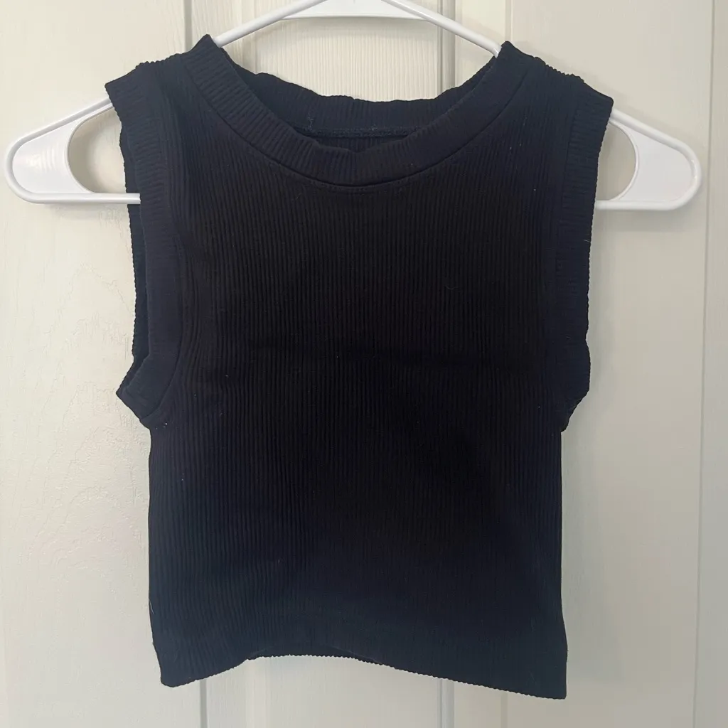 FP Movement by Free People Happiness Runs Muscle Tank Black - Image 2