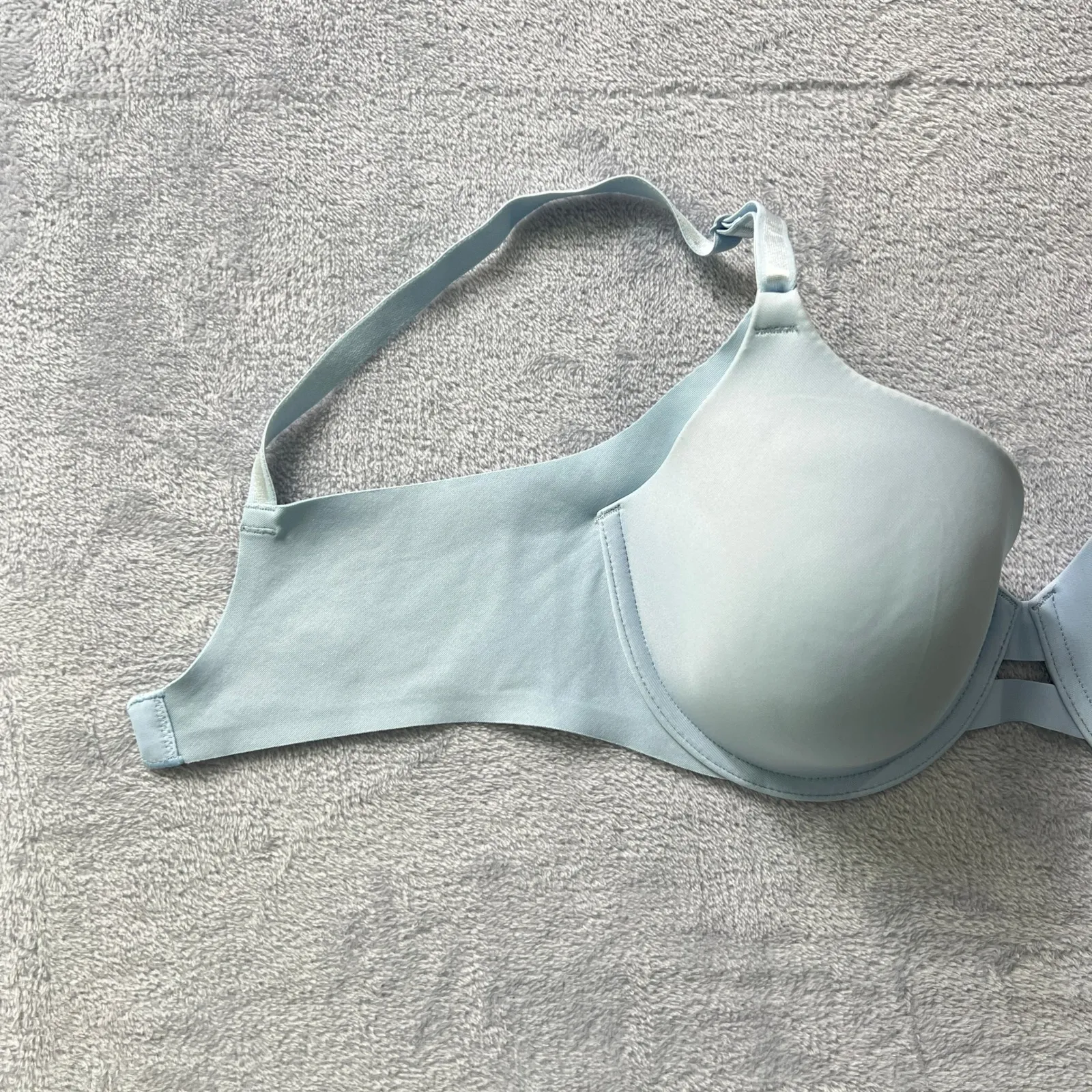 Warners Simply Perfect 34D Light Blue T Shirt Bra Underwire Full Coverage Size undefined - Image 6