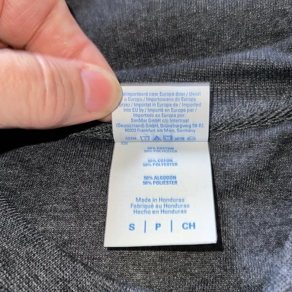 Women’s Japan Rei Ayanami Skull Superhero Long Sleeve Sweatshirt Q13 Gray - Image 4