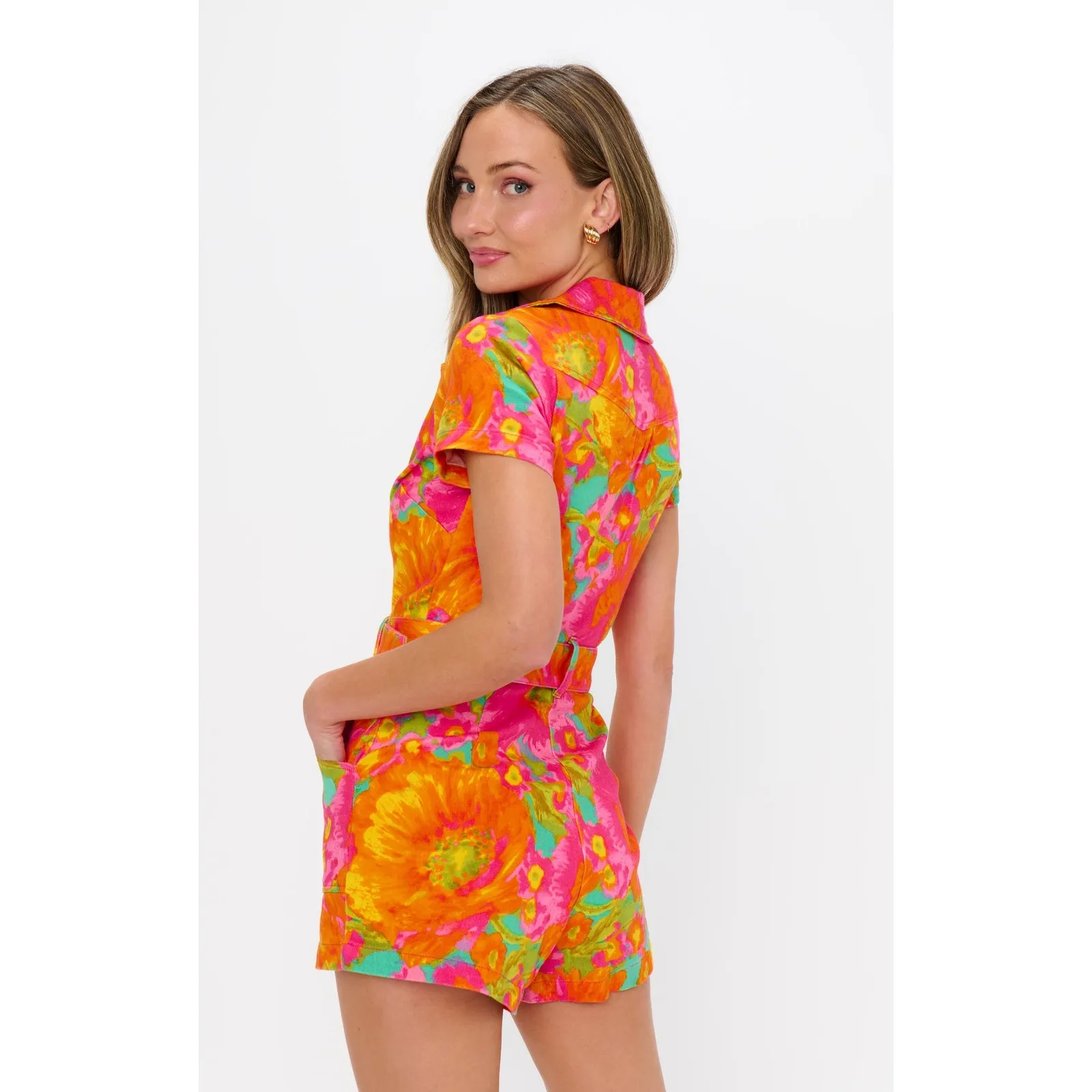 Show Me Your Mumu Outlaw Romper in Miss Malibu Denim S - Image 3