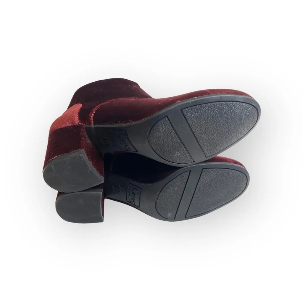 new Circus Sam Edelman ❁ Vanessa Zipper Velvet Ankle Boot Booties ❁ Burgundy ❁ 6 - Image 13