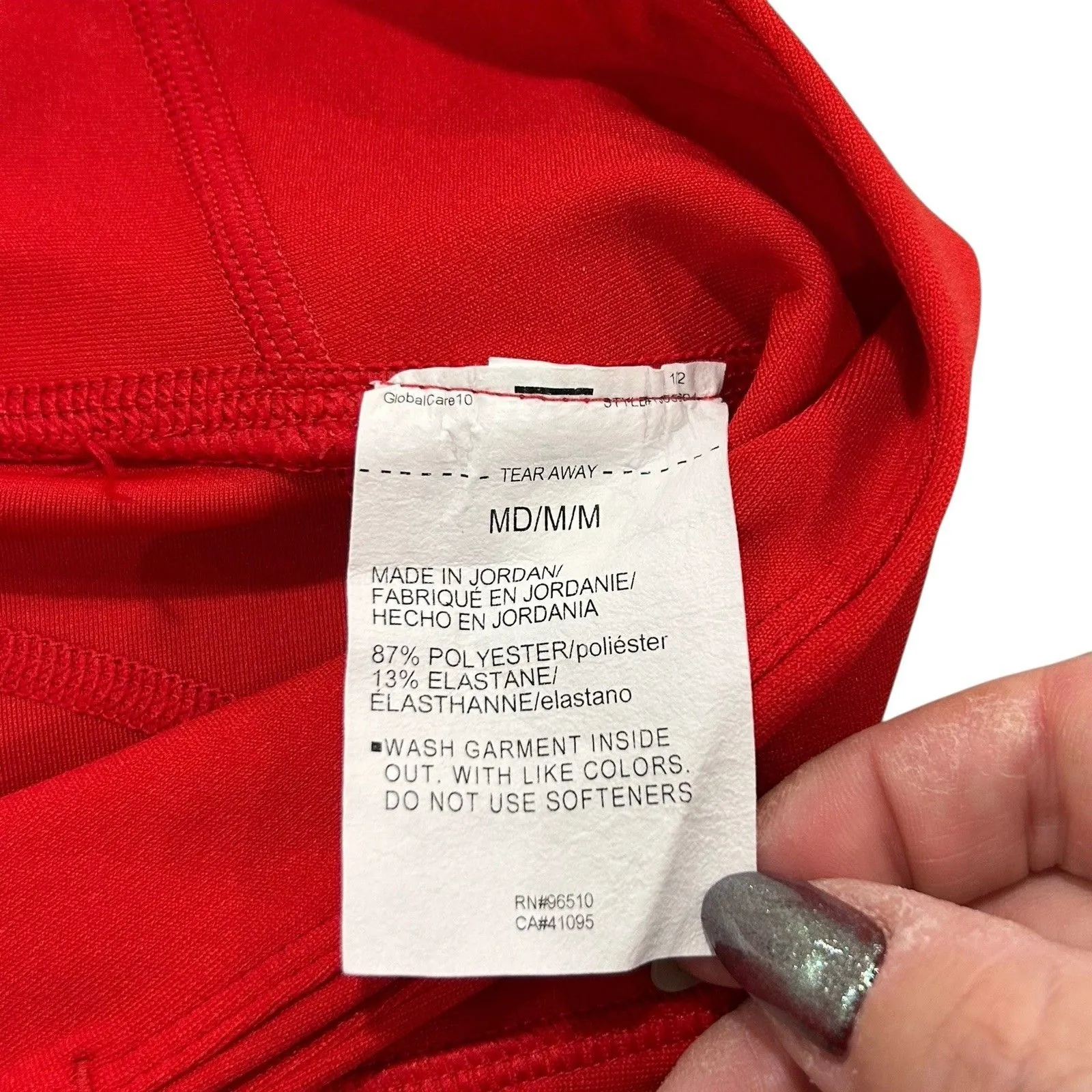 Under Armour  Leggings Women’s Red Size Medium Compression USA Heatgear Olympics - Image 5