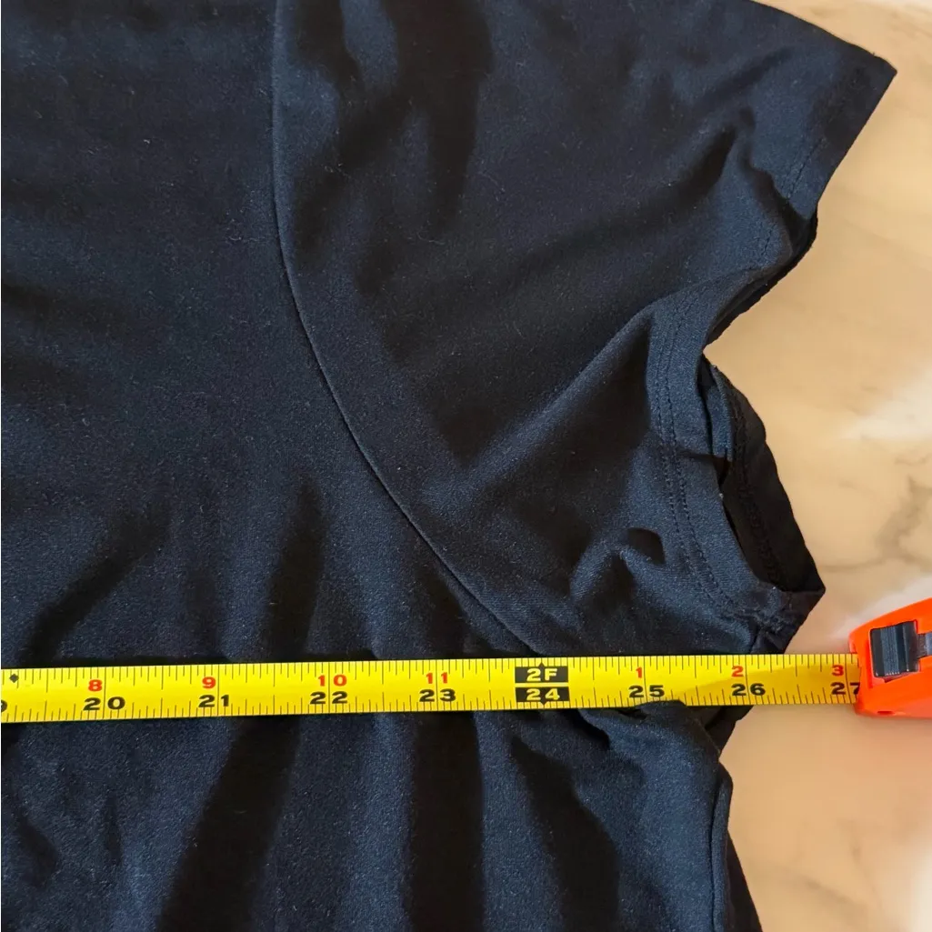 Cold Crush 3X Black Graphic Tee Curvy Hips & Red Lips Crisscross Front Tie Hem - Image 5