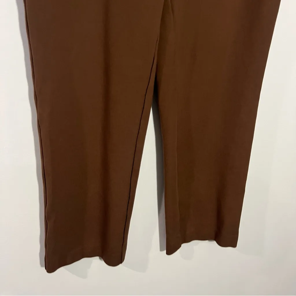 New Coldwater Creek Ponte‎ Perfect Holly Pants In Brown Size Small Petite - Image 7