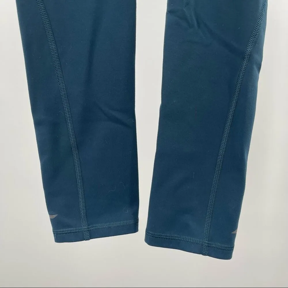 ATHLETA Teal Blue Green Stealth Capri Tight Legging Crop Athleisure Athletic XXS - Image 8
