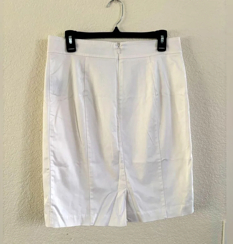 Worthington Elegant White Pencil Skirt - Image 2