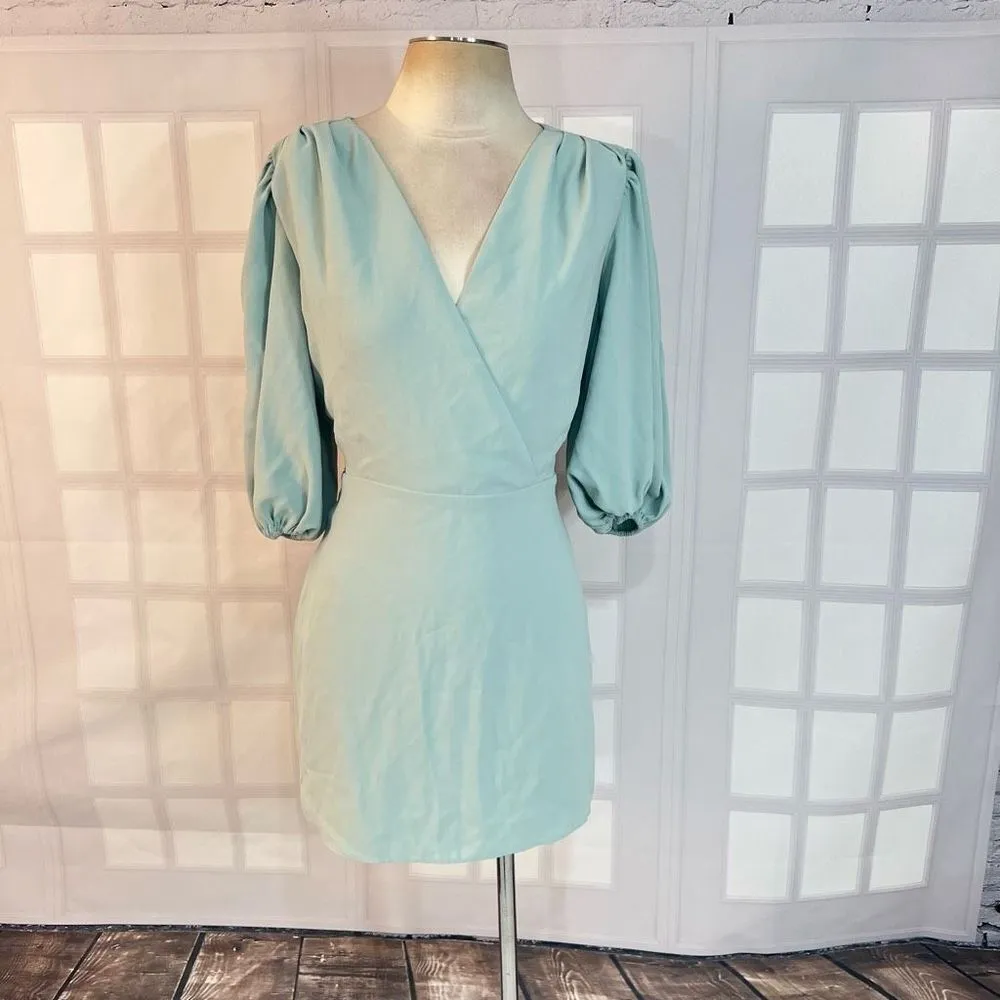 Amanda Uprichard Alida Dress in Thyme size medium - Image 4