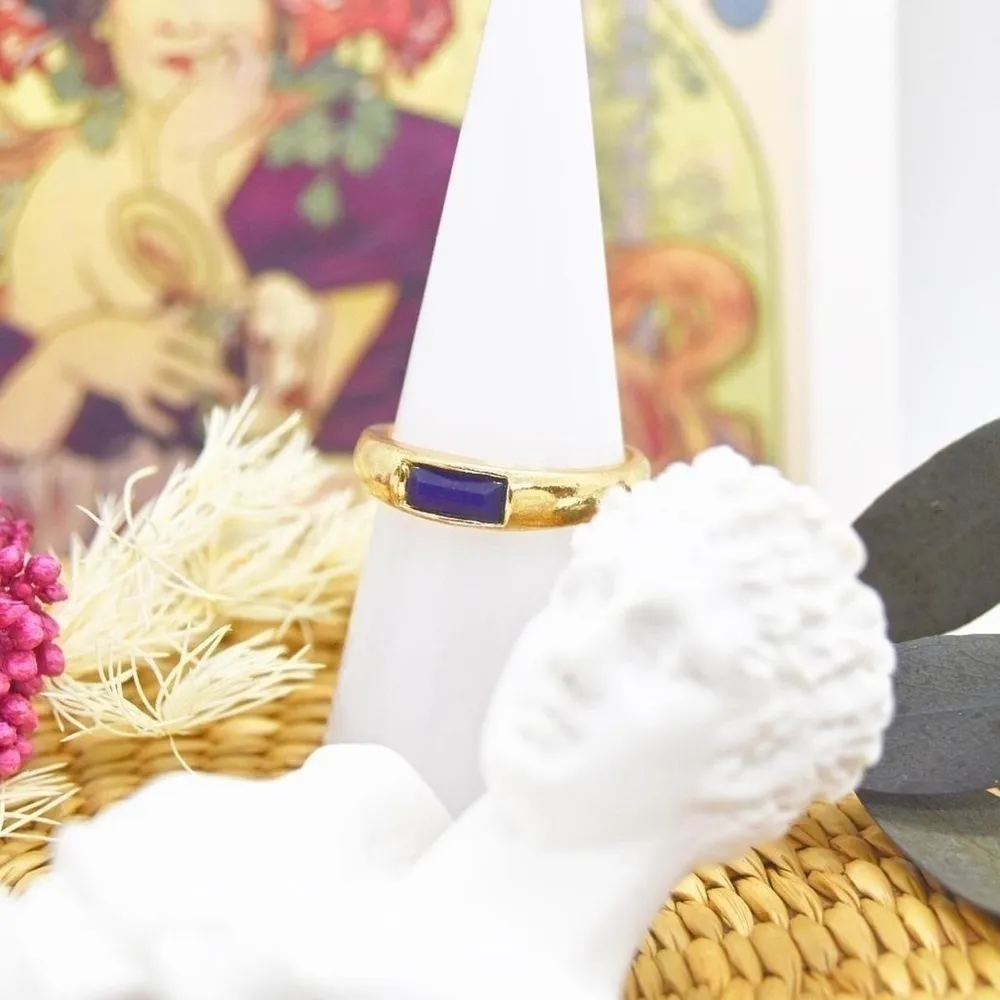 Purple Gem Ring Gold - Image 4