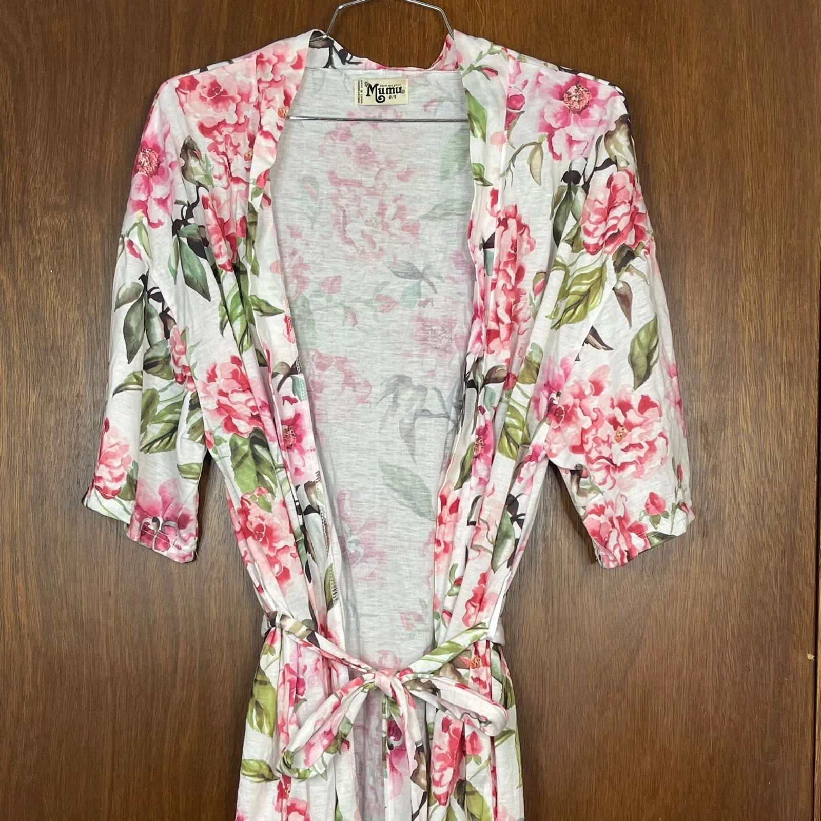 Show Me Your Mumu Brie Garden of Blooms Woman’s Lightweight Robe Size O/S - Image 4