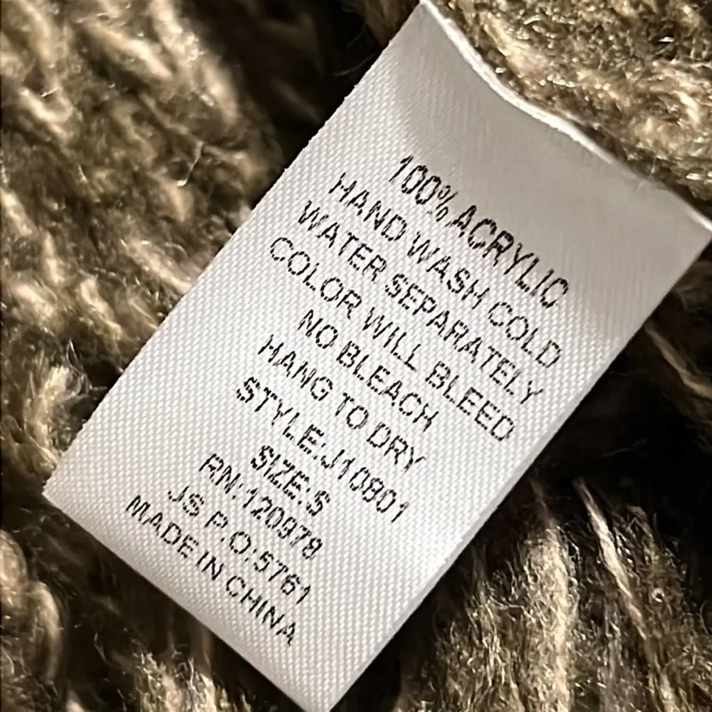 ENTRO women’s mocha vest size small tasseled sleeveless soft lightweight new - Image 5