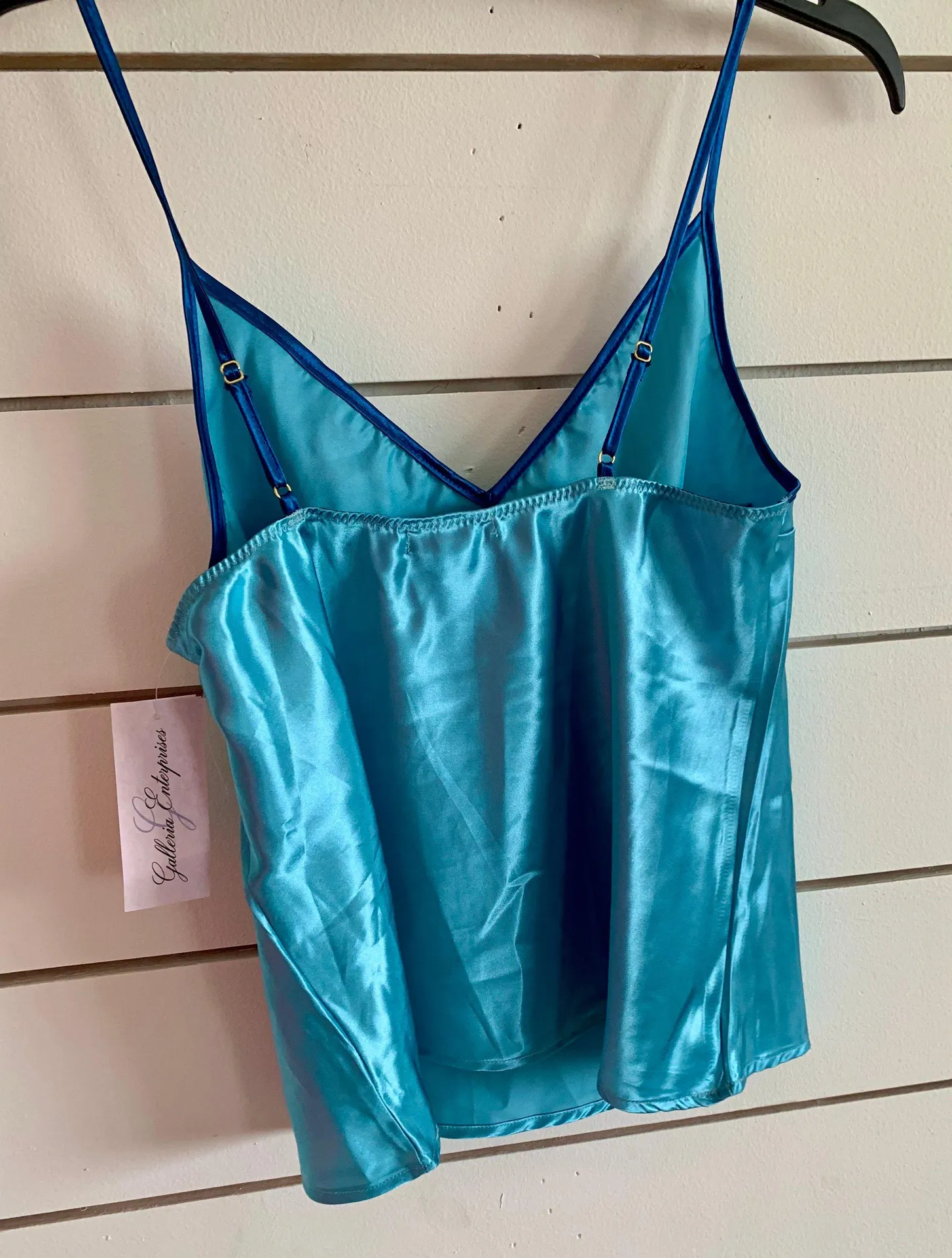 Satin Silky Top Blouse Lingerie Nwt Size M - Image 4