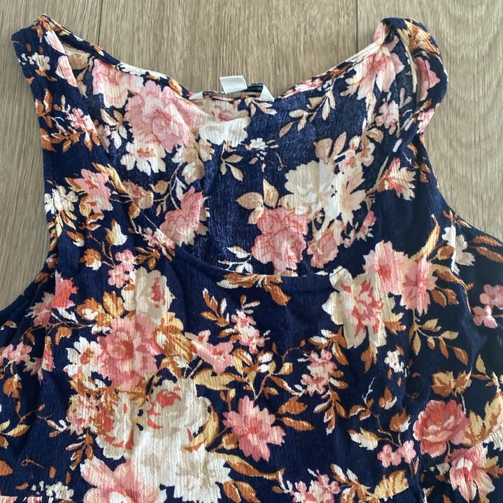 American Eagle Women’s mini dress floral tiered size small - Image 3