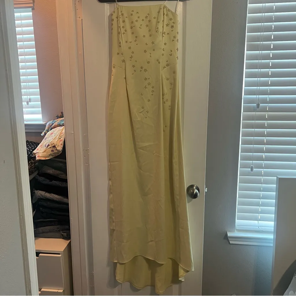 Rampage Yellow High Low Dress - Image 3