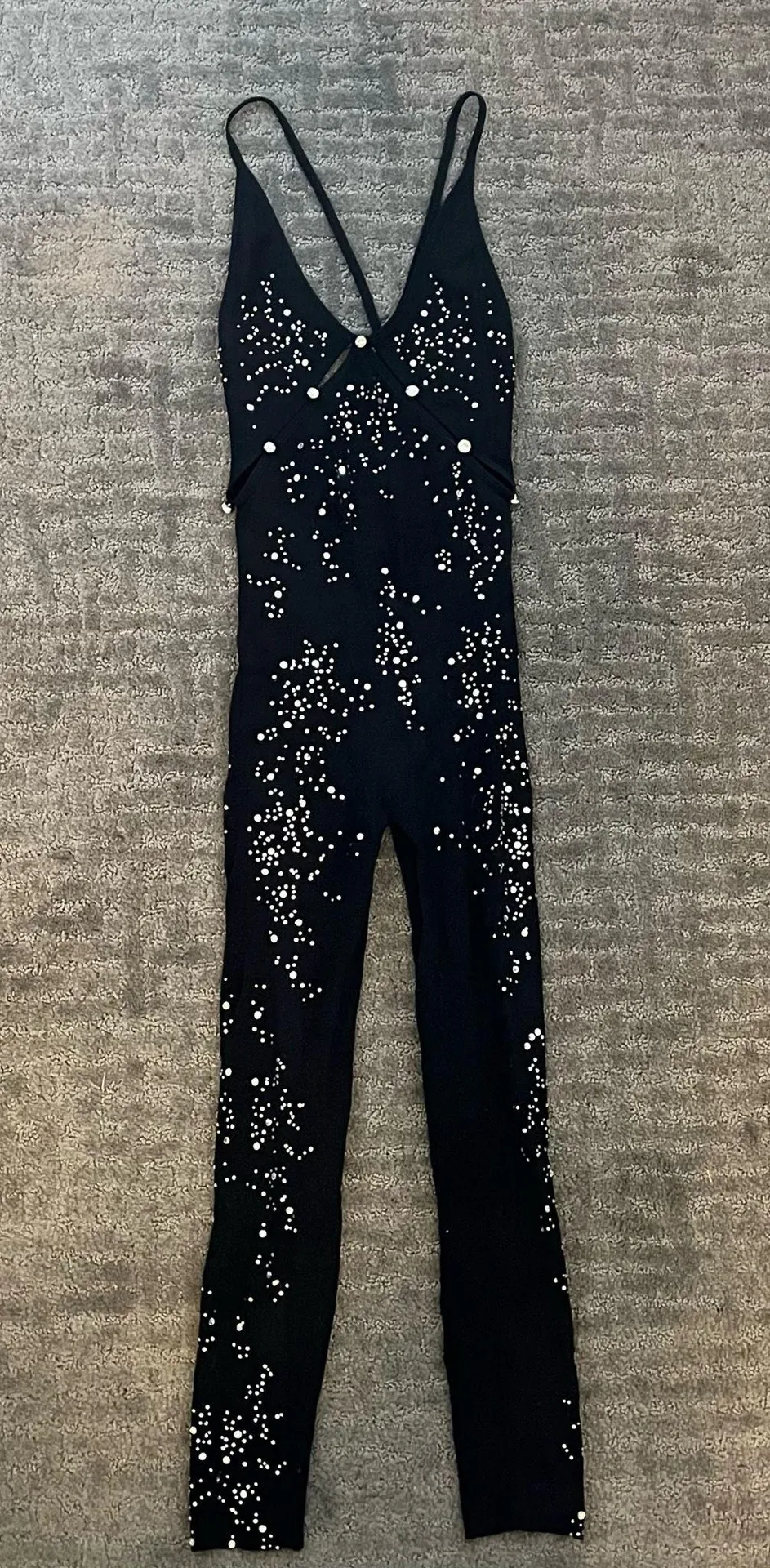 White Fox Black Jumpsuit - Image 3